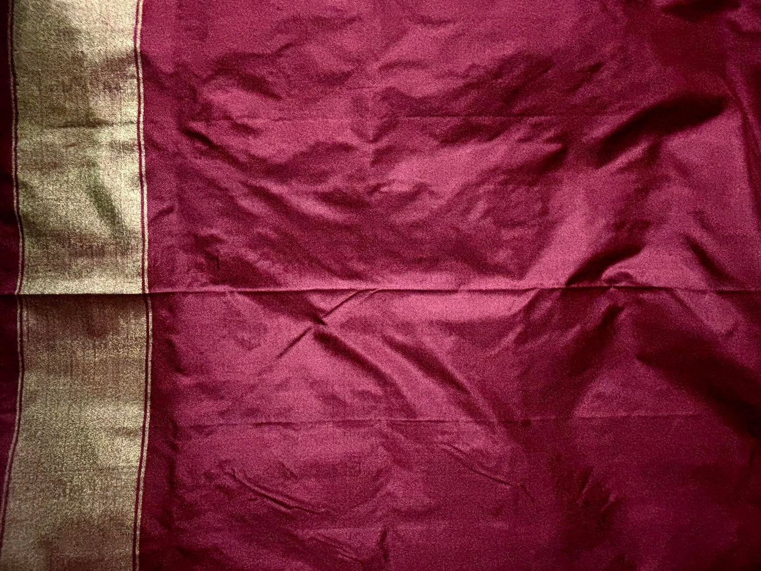 Pure Pochampally Ikkat Silk Patola Maroon Color Saree