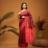 POCHAMPALLY IKKAT COTTON MAROON RED - pochampallysarees.com