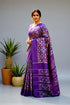 POCHAMPALLY IKKAT PATOLA LAVENDER SARI - pochampallysarees.com