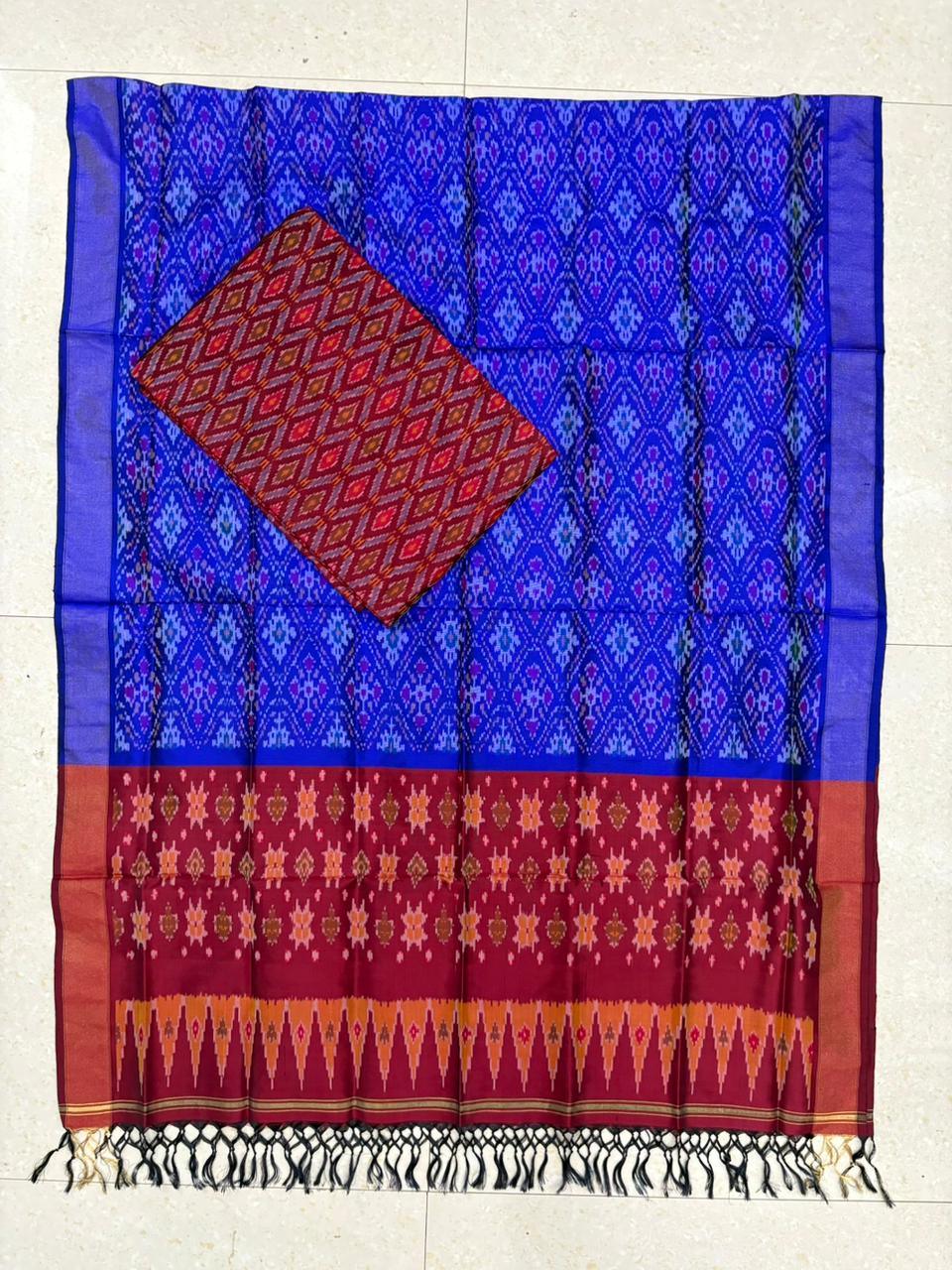 IKKAT SILK SUITE - pochampallysarees.com