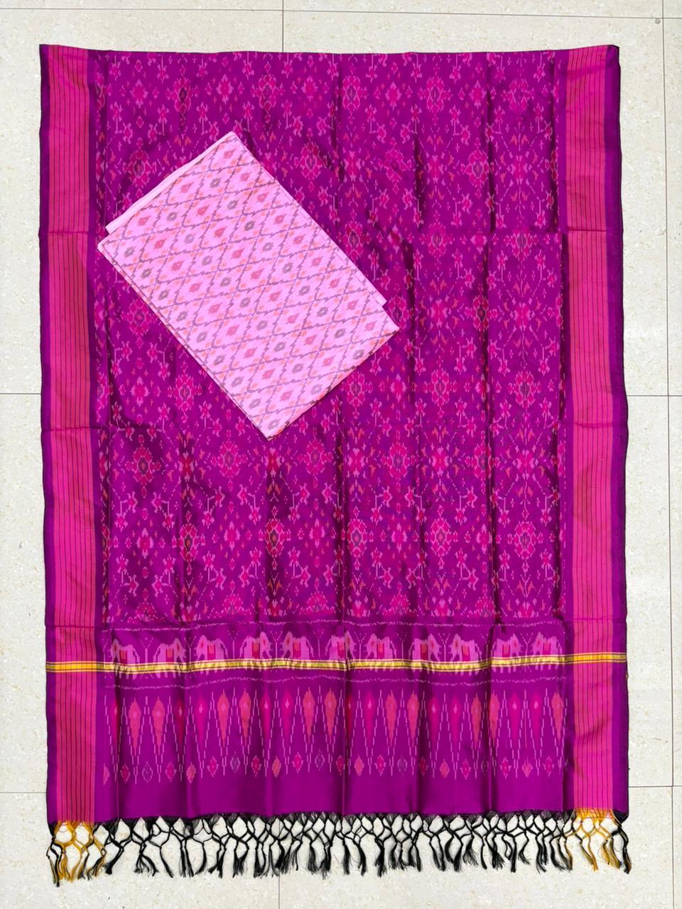 IKKAT SILK SUITE - pochampallysarees.com