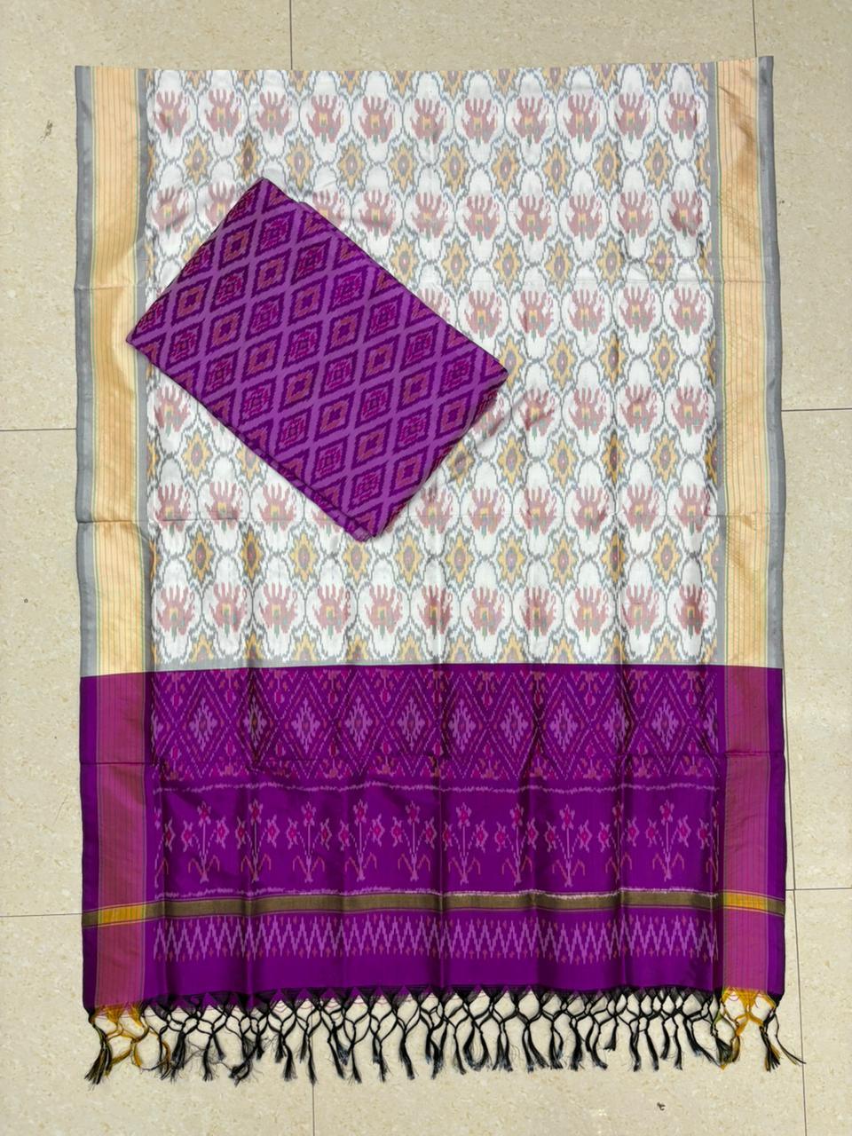 IKKAT SILK SUITE - pochampallysarees.com
