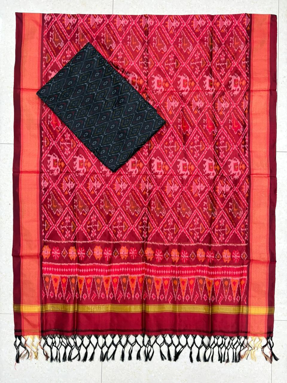 IKKAT SILK SUITE - pochampallysarees.com