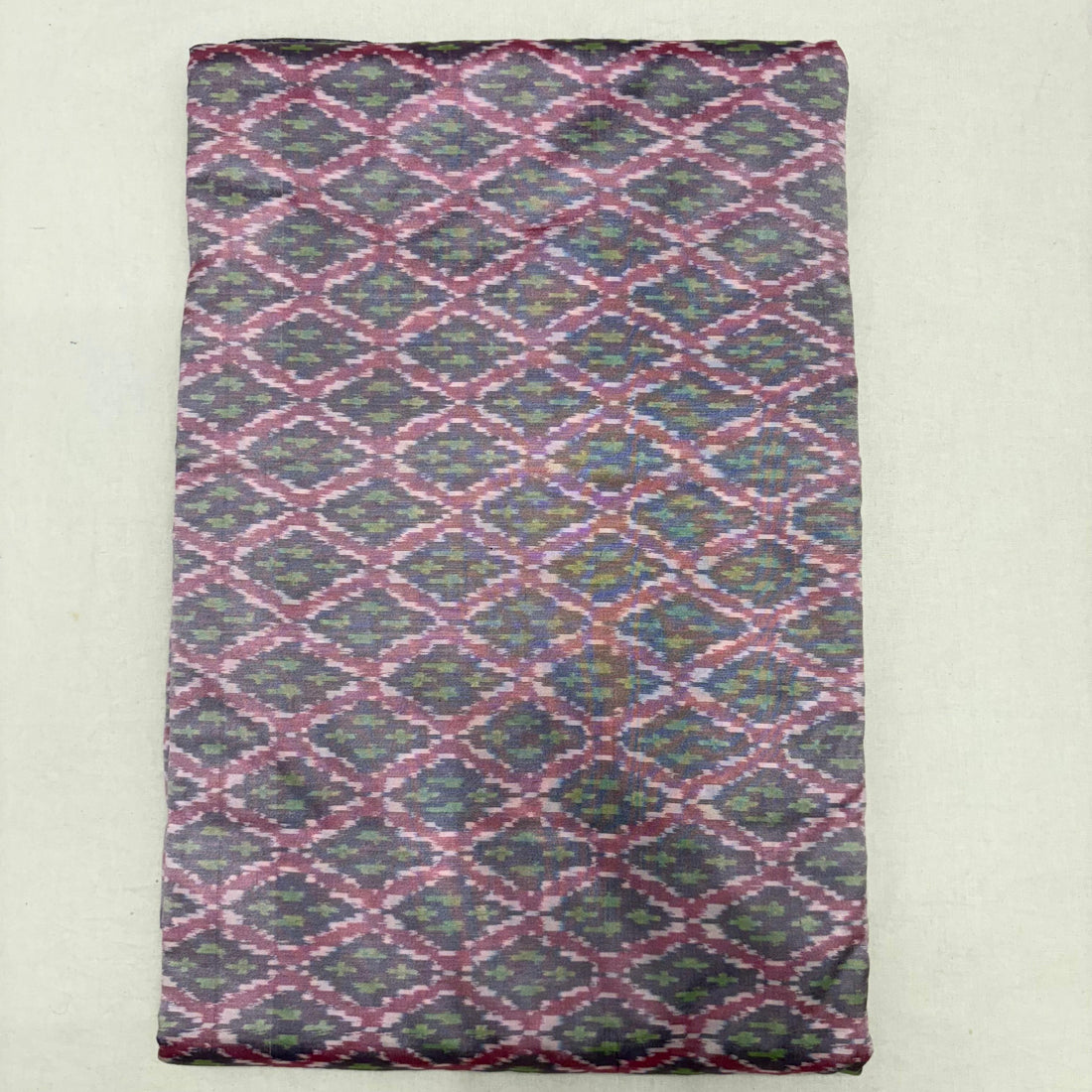 HAND WOVEN DOUBLE IKAT SOFT SILK FABRIC - pochampallysarees.com