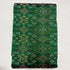 HAND WOVEN DOUBLE IKAT SOFT SILK GREEN FABRIC - pochampallysarees.com