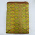 HAND WOVEN DOUBLE IKAT SOFT SILK PARROT GREEN FABRIC - pochampallysarees.com
