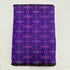HAND WOVEN DOUBLE IKAT SOFT SILK PURPLE FABRIC - pochampallysarees.com