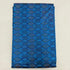HAND WOVEN DOUBLE IKAT SOFT SILK ANANDA BLUE FABRIC - pochampallysarees.com