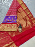 Pochampally Ikkat Pattu Sarees With Kanchi Border - pochampallysarees.com