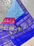 Pochampally Ikkat Pattu Sarees With Kanchi Border - pochampallysarees.com