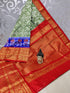 Pochampally Ikkat Pattu Sarees With Kanchi Border - pochampallysarees.com