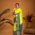 PURE GADWAL COTTON SARI LEMON YELLOW - pochampallysarees.com