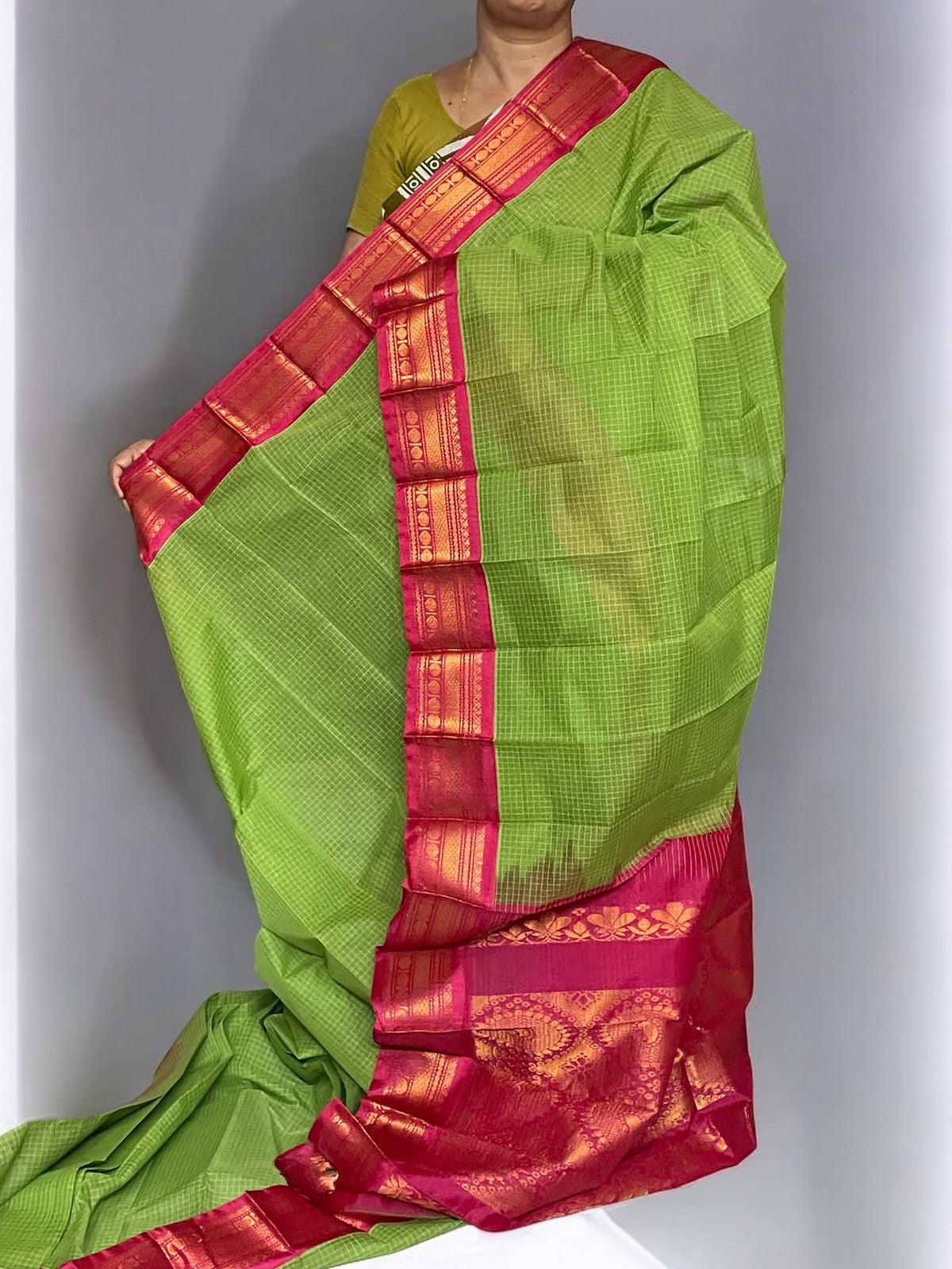 PURE GADWAL COTTON SARI