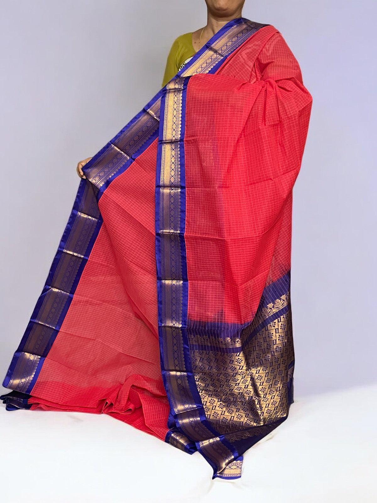 PURE GADWAL COTTON SARI