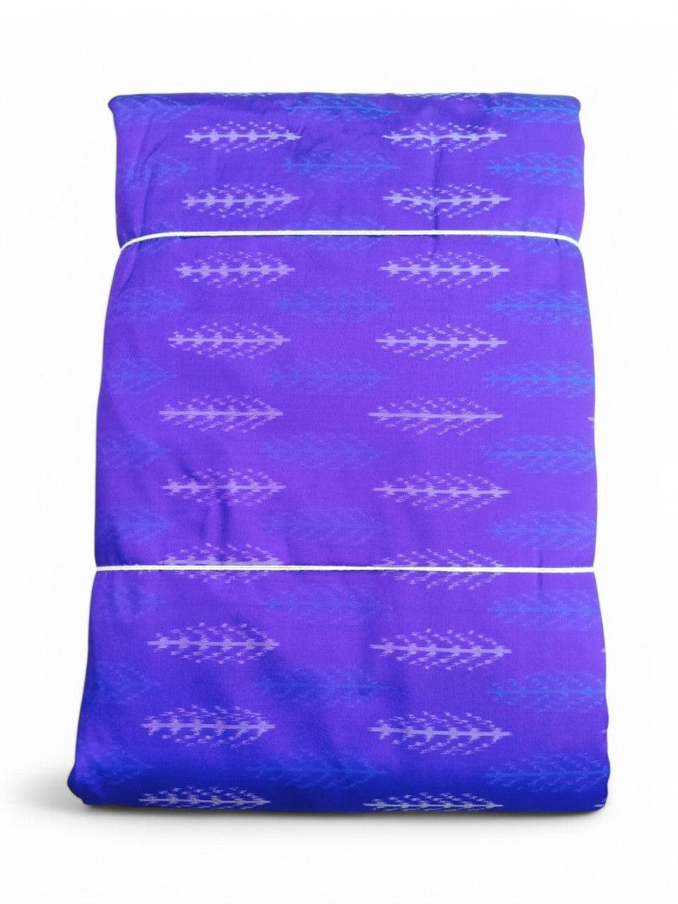 IKAT SILK FABRIC BLUE COLOR ONLINE