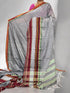 PURE NARAYANPET COTTON GRAY SARI - pochampallysarees.com