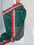 PURE NARAYANPET COTTON GREEN SARI - pochampallysarees.com