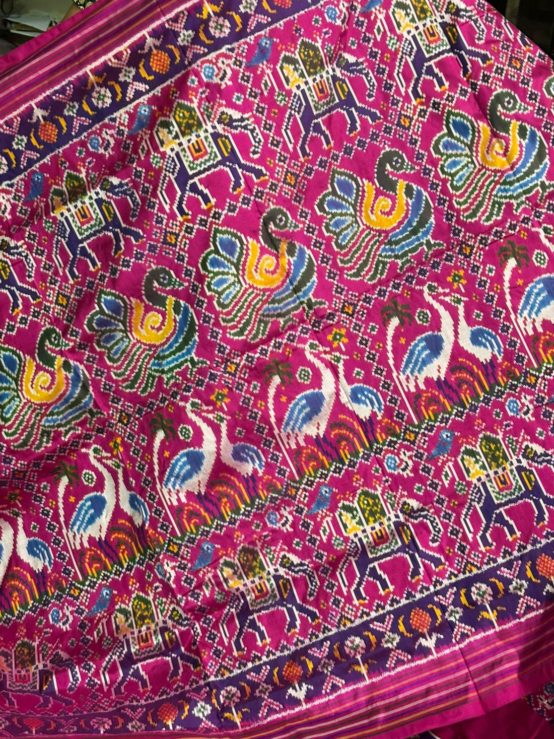 POCHAMPALLY IKKAT PATOLA SILK Pink
