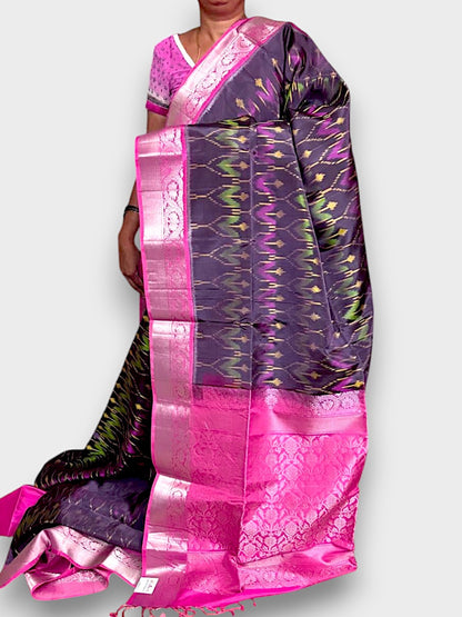 Brown Soft Silk Saree