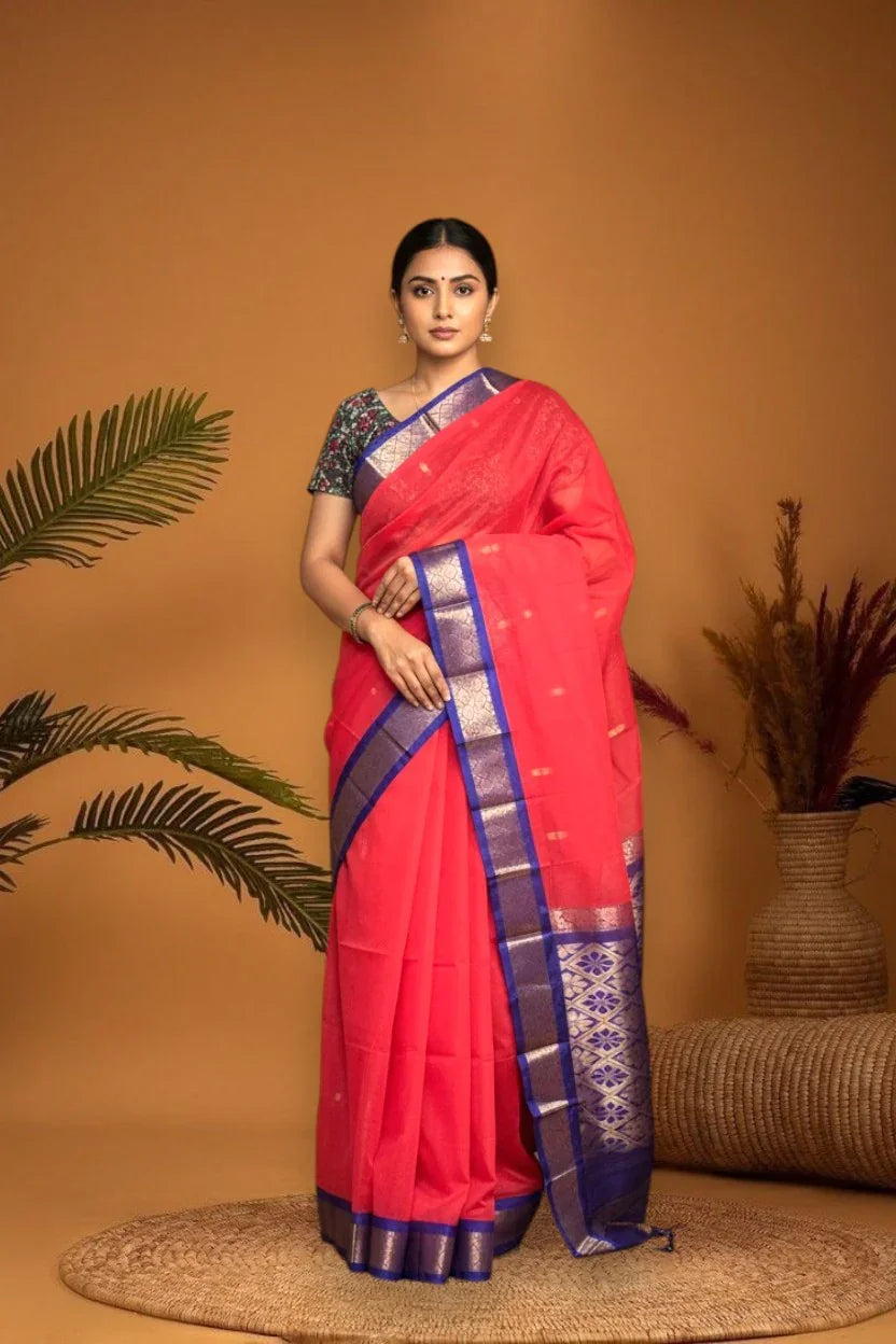 Gadawal Cotton Saree -B06 - pochampallysarees.com