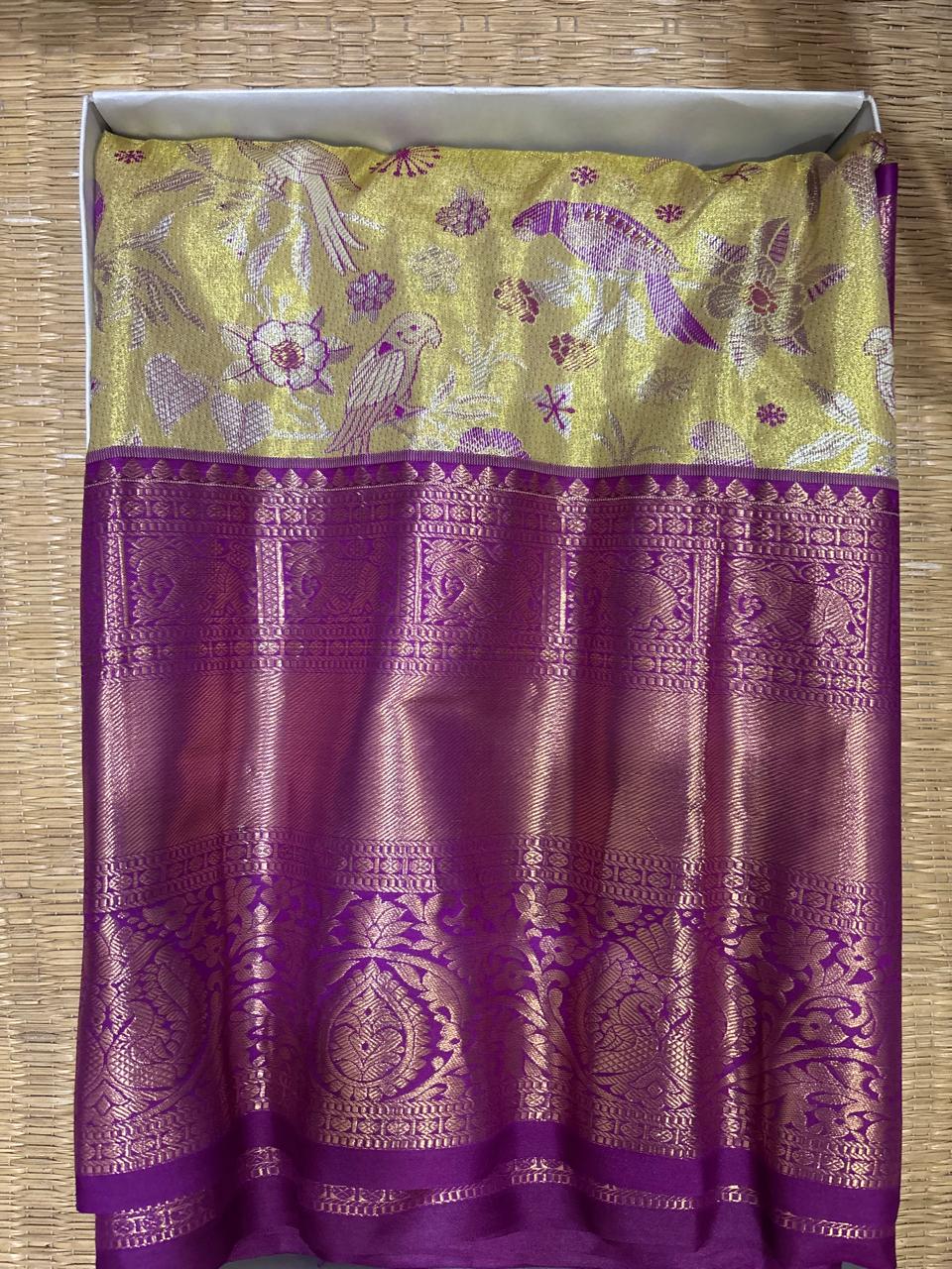 Semi Kanchi Silk Saree