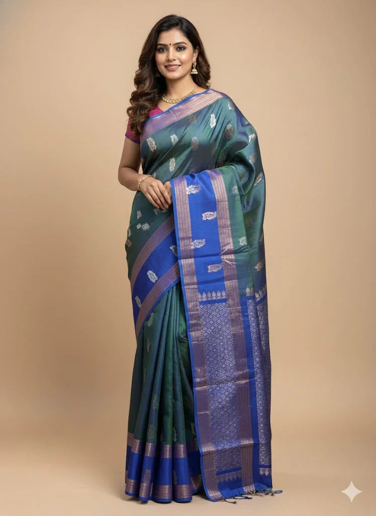 PURE SOFT SILK SAREE ONLINE - pochampallysarees.com