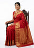 Pure-Kanchipuram-Pattu-Saree-Red-Gold-Zari-Pallu