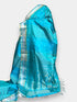 Ananda Blue Color Designer Kanchi Pure Soft Silk Saree - pochampallysarees.com