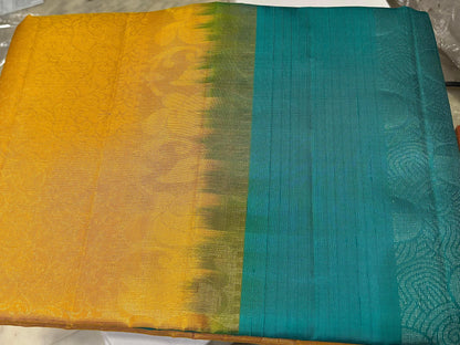 Ananda Blue Soft Silk Saree - pochampallysarees.com