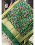 BANARASI MEHENDI GREEN COLOR DUPATTA-BNS9 - pochampallysarees.com
