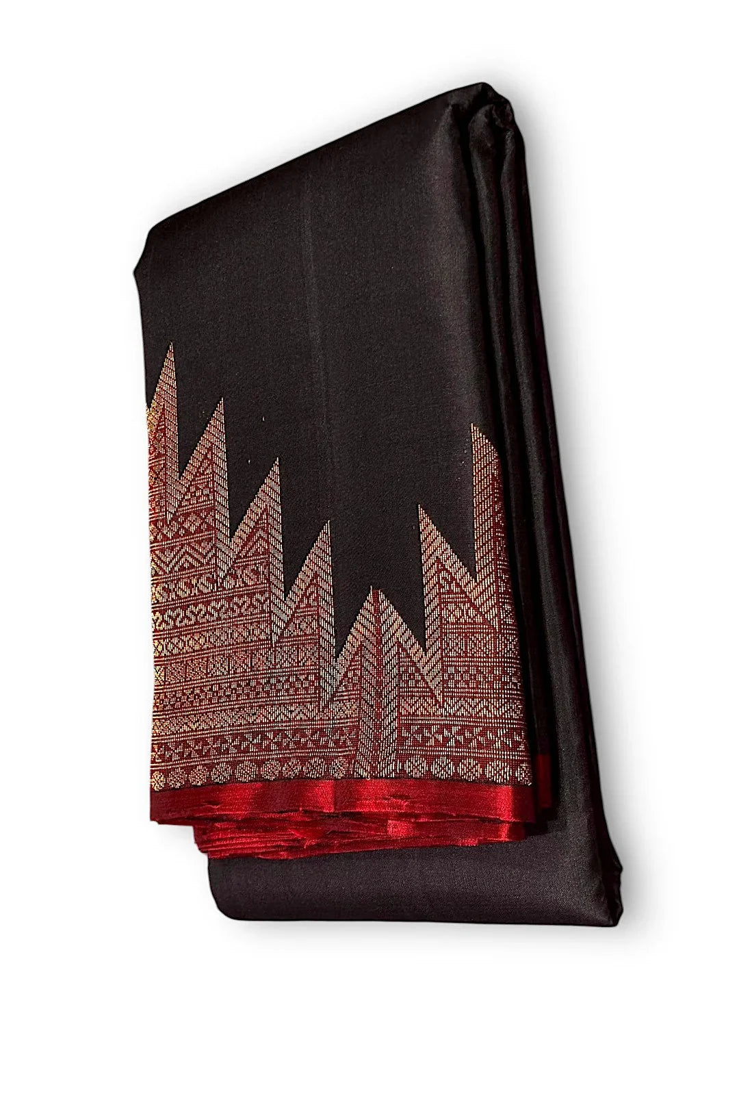 Black Soft Silk Saree - pochampallysarees.com