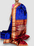 Blue Soft Silk Saree - pochampallysarees.com