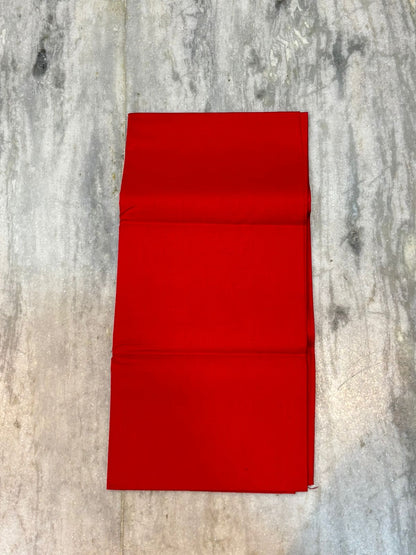 POCHAMPALLY IKKAT COTTON BLACK WITH RED COLOR DRESS MATERIAL-C1