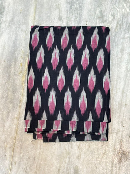 DOUBLE IKAT POCHAMPALLY BLACK WITH BROWN COLOR SUITE -C44