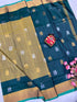 Cream Uppada Butta Silk Saree - pochampallysarees.com