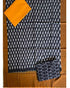 DOUBLE IKAT ANANDA BLACK WITH BROWN COLOR DRESS MATERIALS-B48 - pochampallysarees.com