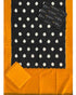 DOUBLE IKAT BLACK WITH YELLOW COLOR DRESS MATERIAL-B11 - pochampallysarees.com