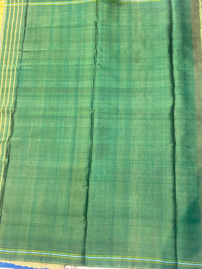 Authentic Green Ikkat Real Patola Silk Saree