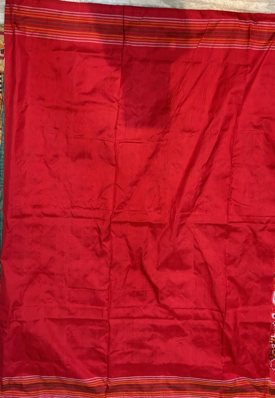 Pure Handloom Ikkat Patola Silk Saree | Pochampally Silk Sarees