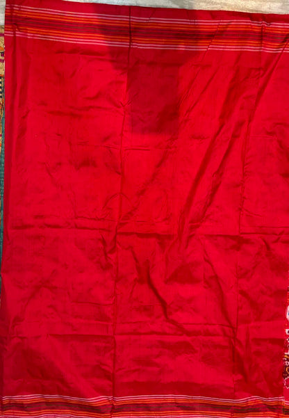 Pure Handloom Ikkat Patola Silk Saree | Pochampally Silk Sarees