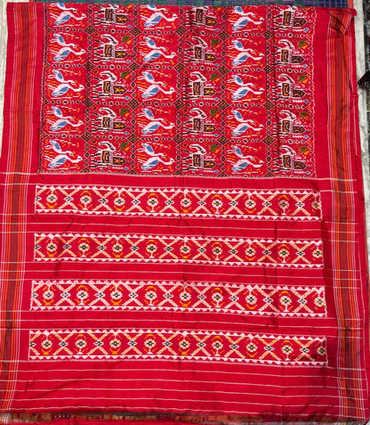 Pure Handloom Ikkat Patola Silk Saree | Pochampally Silk Sarees