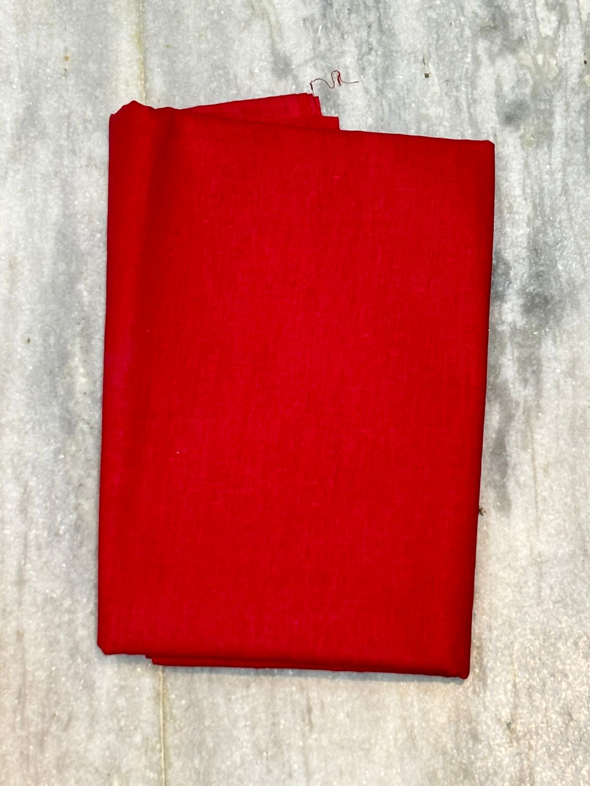 DOUBLE IKKAT BLACK WITH RED COLOR DRESS MATERIAL-C38