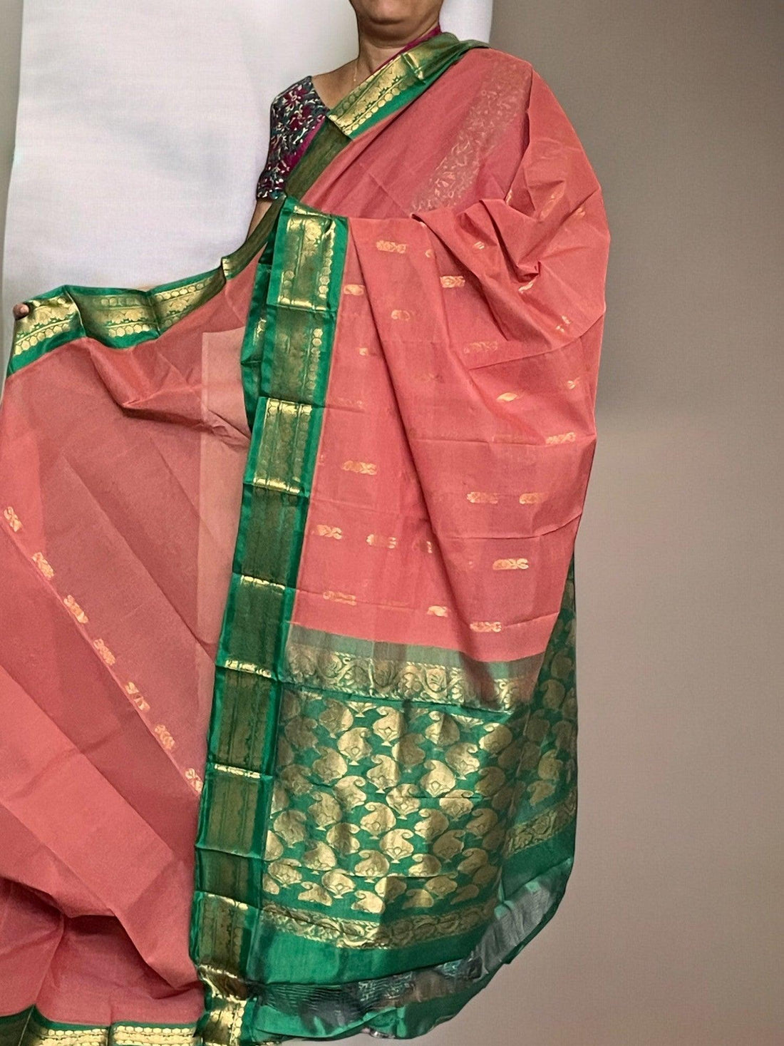 Gadawal Cotton Saree - pochampallysarees.com
