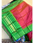 GADWAL SILK LIGHT PINK WITH GREEN COLOR DUPATTA-GSD35 - pochampallysarees.com
