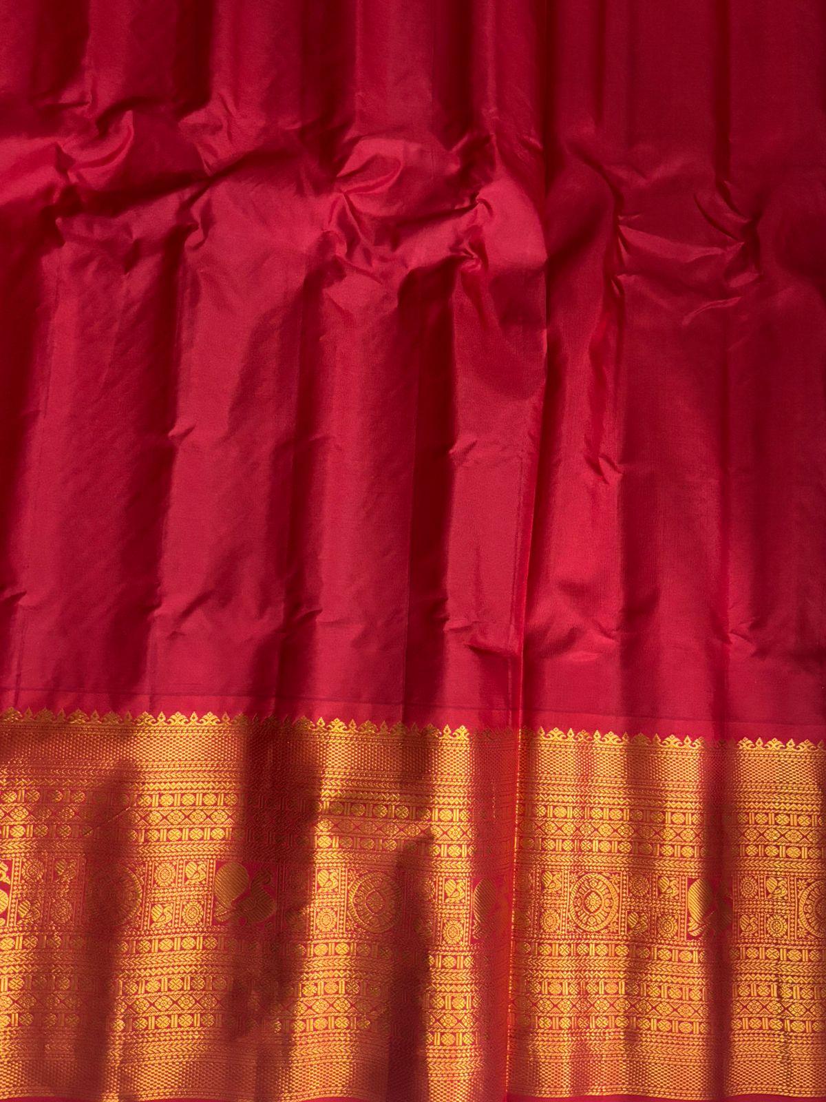 GADWAL SILK SARI SEAGREEN - pochampallysarees.com