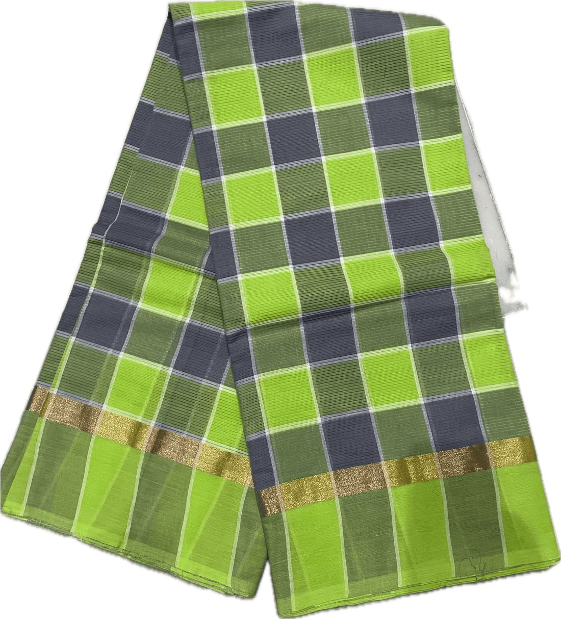 Green Mangalagiri Cotton Saree - pochampallysarees.com