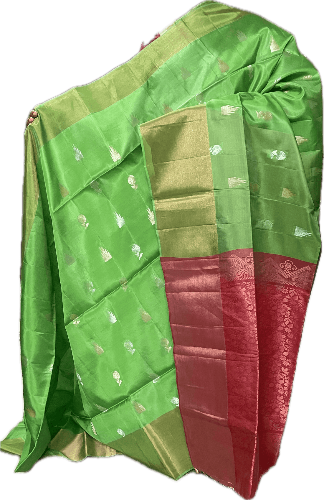 Green Soft Silk Saree - pochampallysarees.com