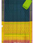 IKAT SICO YELLOW COLOR DRESS MATERIAL-A4 - pochampallysarees.com
