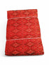 IKAT SILK FABRIC MAROON COLOR ONLINE - pochampallysarees.com