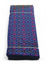 IKAT SILK FABRIC NAVY BLUE COLOR ONLINE - pochampallysarees.com